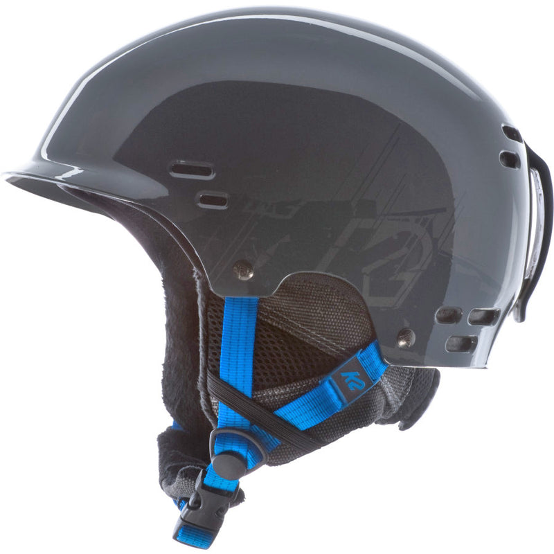 K2 Thrive Gray Blue Dial Fit Helmet Snowboard Ski  skate, wake, bike S-M 51-55cm
