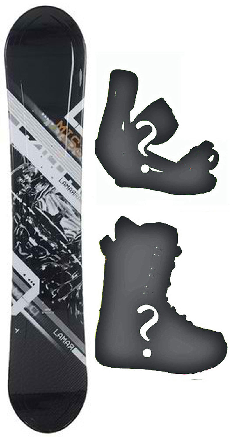 154cm  Lamar Mission Camber Blem Snowboard, Build a Package with Boots and Bindings