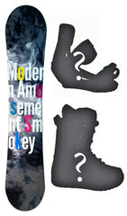 140cm Modern Amusement Smokey Camber Snowboard, Build a Package with Boots and Bindings.