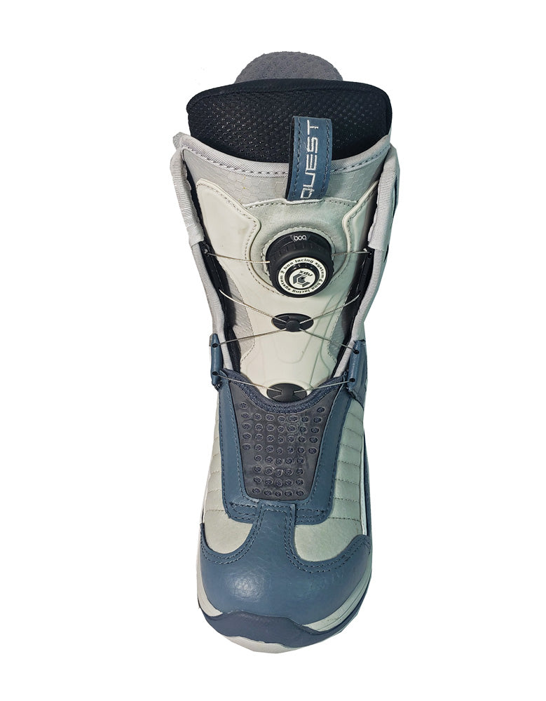 Northwave Quest Boa Blem Snowboard Boots Gray Blue Mens 8.5