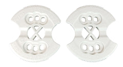 Burton Flex EST ICS Channel Replacement Mounting Discs (Pair) White