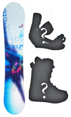140cm Sionyx Heaven, Camber Womens Snowboard or Build a Package with Boots and Bindings.