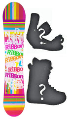 140cm Stella Ribbon, Rocker Womens 2nd Snowboard, Build a Package with Boots and Bindings.