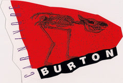 Burton Snowboard Sticker Carnivore anti vegan Vintage 1991 7