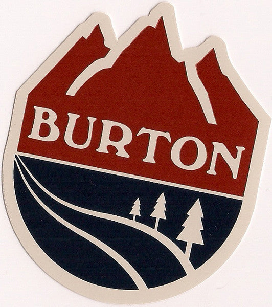 Burton Snowboard Sticker Nugget Snowboarding 3.5"x3" #3