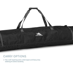 High Sierra Core Series Skiing Ski and Bindings Bag Black 165x18x18cm