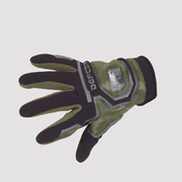 Defcon Protocol Snowboard gloves blk,grey,green xsmall