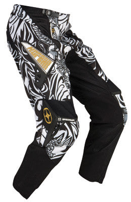 No Fear Spectrum Black Tattoo Kids Youth Riding Pants 18"