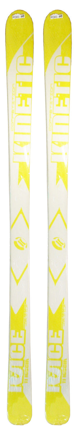 165cm Kinetic Race Yellow Skis
