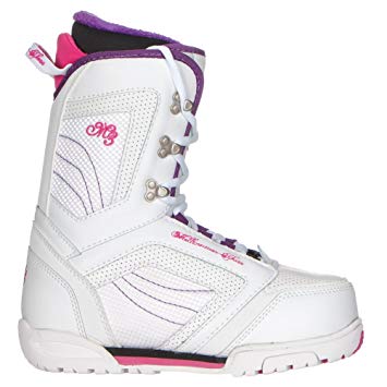 M3 Cosmo Womens Snowboard Boots Linered Size 10 White