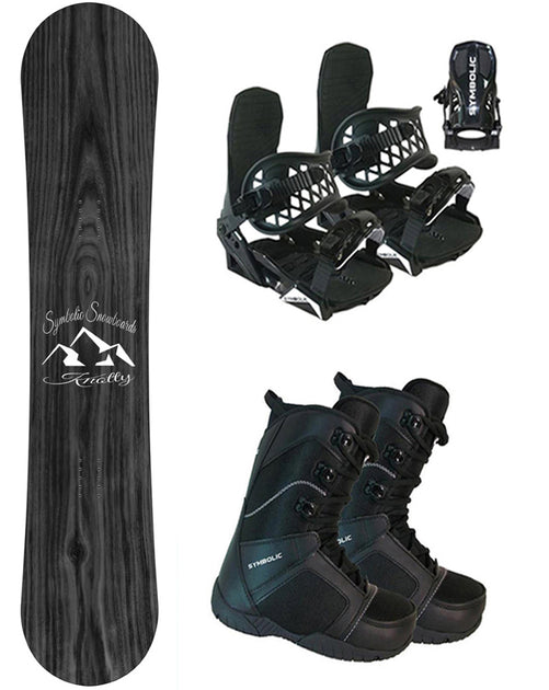 Symbolic Knotty Women's Snowboard And Bindings With Boots 3PC Complete
