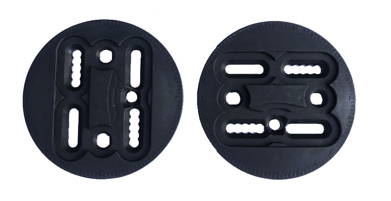 EST CHANNEL 3D 4X2 4X4 REPLACEMENT DISCS FOR MOST S M SNOWBOARD BINDINGS 7.5 INNER -9.5 CM OUTER BLACK