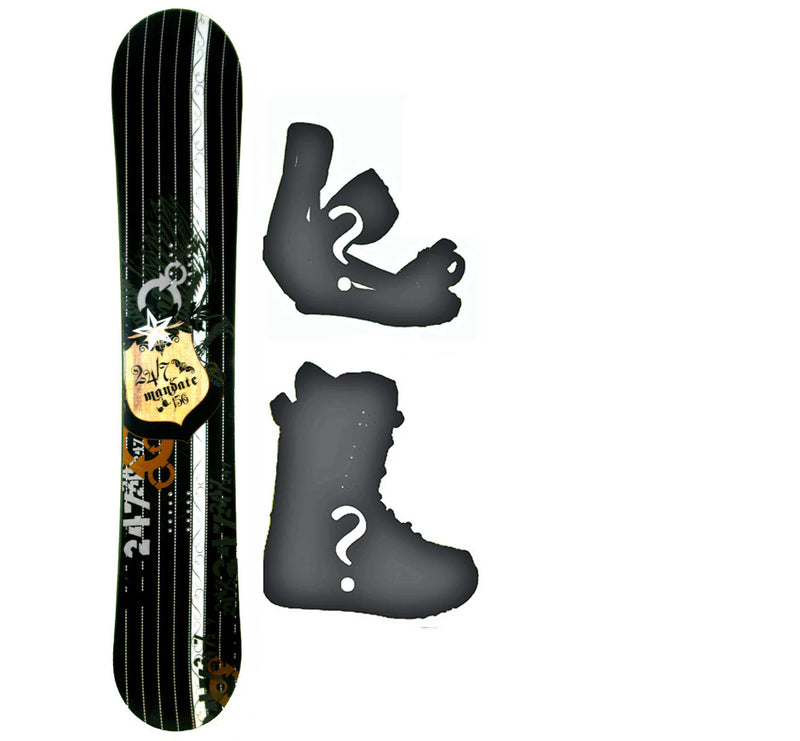 150cm  24/7 Lamar Mandate Women Camber Blem Snowboard Or Build a Package with Boots and Bindings