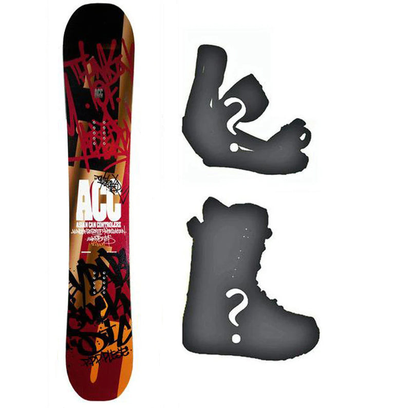 138cm ACC Poison Rocker Snowboard, Build a Package with Boots and Bind