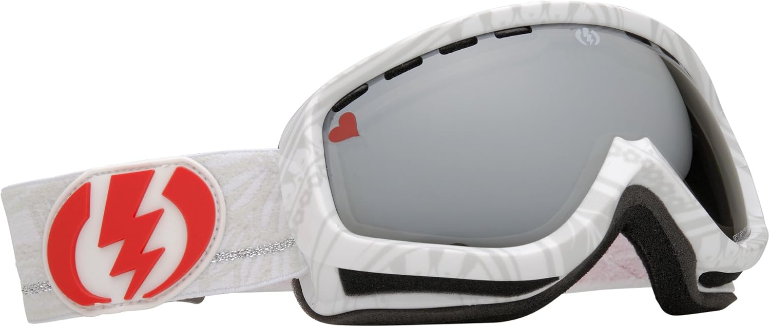 electric eg1 goggles Electric EGK Goggles Jamie Anderson Pro Model White Grey Snowboard Ski