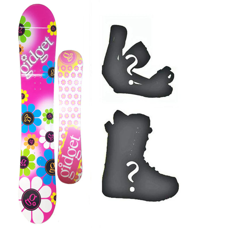 144cm Gidget Floral Camber Womens Snowboard, Build a Package with Boots and Bindings.