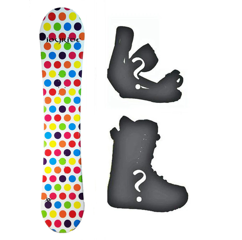 joy ride snowboard 140cm Joyride Dots Rocker Womens Blem Snowboard, Build a Package with
