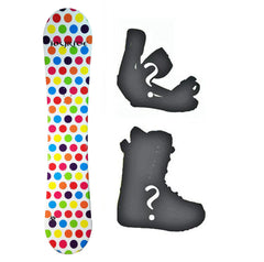 140cm Joyride Dots Camber Womens Blem Snowboard, Build a Package with Boots and Bindings.