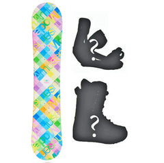 140cm Modern Amusement Santa Monica, Camber Womens Snowboard, Build a Package with Boots and Bindings.