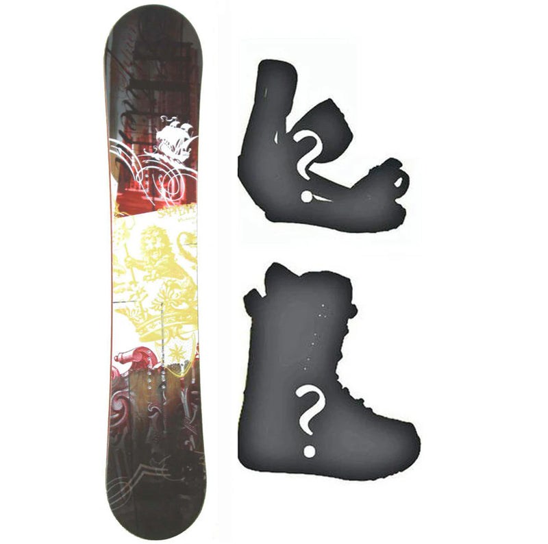 153cm  Sapient Descend W-Rocker Snowboard, Build a Package with Boots and Bindings