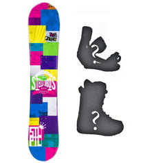 144cm Stella Patch Blem Womens Snowboard Build a Package with Boots and Bindings.