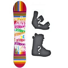 140cm Stella Ribbon Pink, Camber Womens Snowboard, Build a Package with Boots and Bindings.