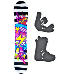 140cm Stella Rich White Camber Womens Snowboard, Build a Package with Boots and Bindings.