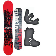 147cm  Subtle Chaotic W-Rocker Womens Blem Snowboard or Build a Package with Bindings and Boots