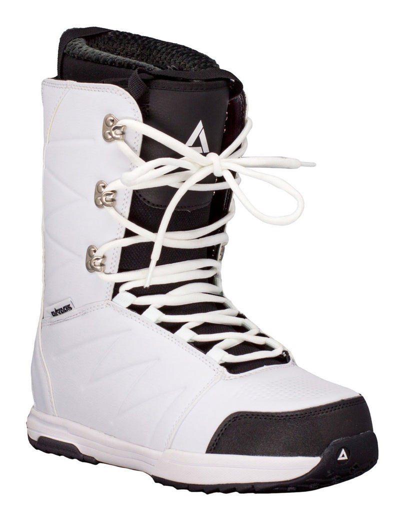 Airtracks Star White Mens Snowboard Linered Boots Sizes 5.5, 6, 7, 7.5,8.5,9 White