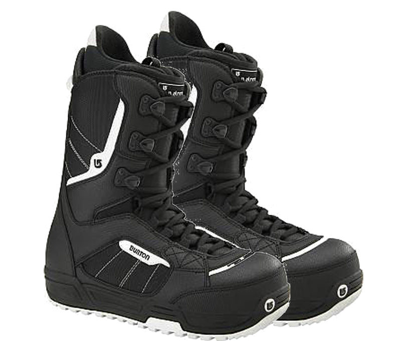 Burton Invader Mens Lace Linered Snowboard Boots Black Mens 8 Imprint