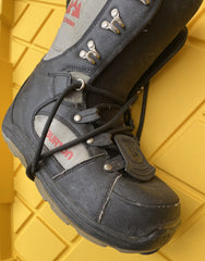 Burton Progression Gray/Black Mens USED Snowboard Boots 8 or 8.5