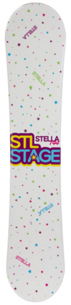 140cm Stella Stage White Womens's Girl's Snowboard, Build a Package with Boots and Bindings.
