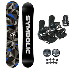 Symbolic Arctic 2025 Snowboard And Bindings Black 2PC Complete Package All Size & Wide