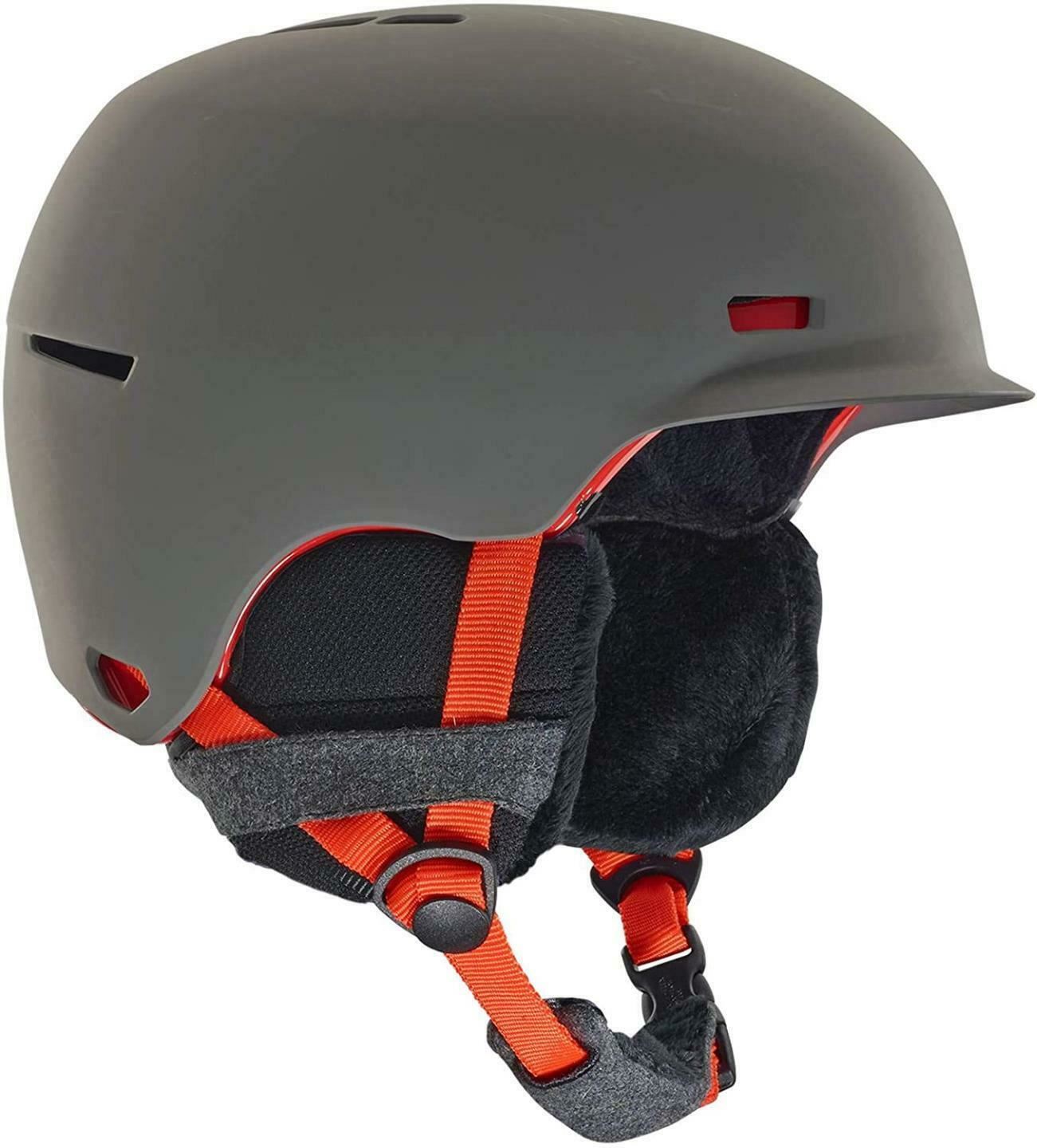 $150 Burton ANON Raven Helmet Women S 52-55cm Gray Red Ski Snowboard Helmet AR25