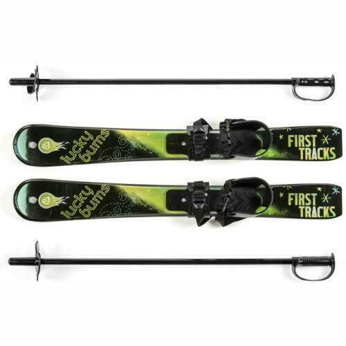 70cm Lucky Bums Kids Blem Skis & Bindings & Poles Mounted Package Deal k2-PST11