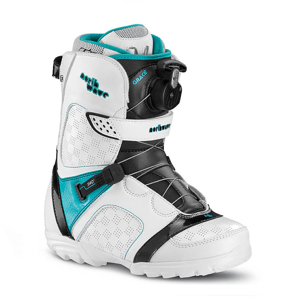 Northwave Grace T-Track Lace Snowboard Boots White Womens 8.5