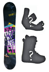 152cm 2B1 Danger LTD Camber Blem Snowboard, Build a Package with Boots and Bindings.