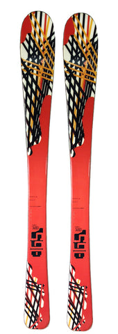 130cm 365 Hydro DH Skis Threesixtyfive 2nd Black Orange