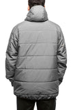 686 Warmix Puffy Jacket 10k Snowboard Ski Jacket Grey Men Small.
