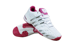 Adidas Barricade VX TDJ Tennis Shoes White Metsil Cormag Youth Jr girl size 7