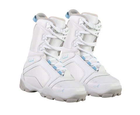 Avalanche Eclipse XII JR Girls Snowboard Boots Sizes  3 4 5 6 White Blue