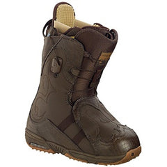 Burton Iroc Quicklace Snowboard Boots Size Womens 7 Brown Alligator
