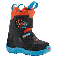 Burton Mini Grom Kids Velcro  Snowboard Boots Sizes  c12 c13 Black Blue Org