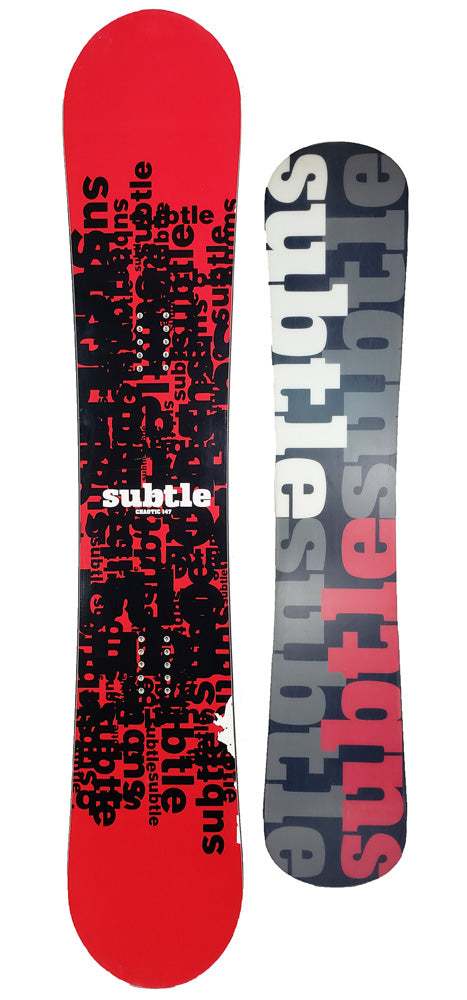 147cm  Subtle Chaotic W-Rocker Womens Blem Snowboard or Build a Package with Bindings and Boots