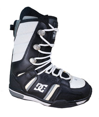 DC Flare Mens Snowboard Boots Size 5-Euro37 Black/White.