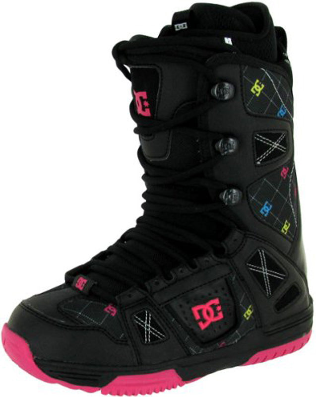 DC Phase Womens Lace Stock Liner Blem Snowboard Boots Size 6 Black Crazy Pink.