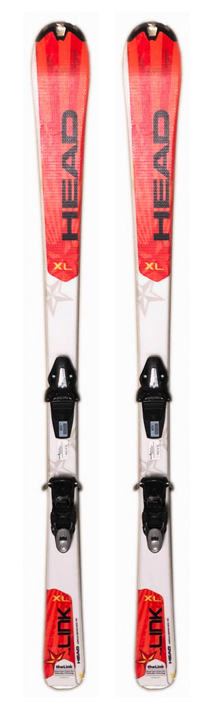 130cm Head Star Link Skis with Tyrolia BYS Peak 10 Bindings USED Package