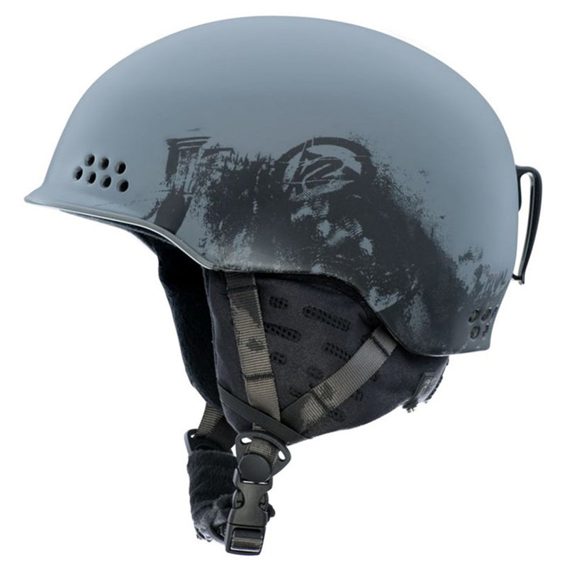 K2 Rival Pro Audio Speakers Gray Dial Fit Helmet Snowboard Ski  skate, wake, bike Small