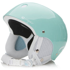 Capix Shorty Helmet Tiffany & White Snowboard Ski Skate OS XS Small 50-54cm