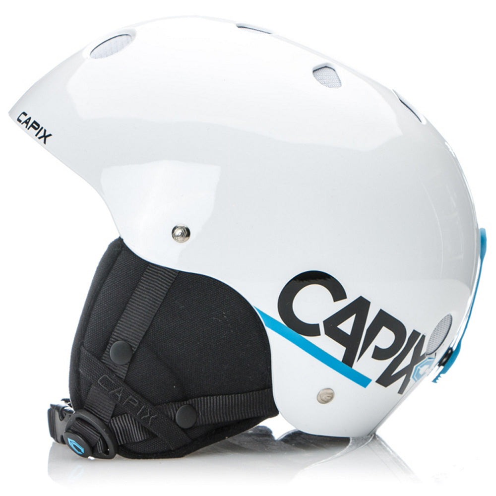 cap snowboard helmet Capix Team Helmet White Gloss Snowboard Ski skate, wake, bike L or XL